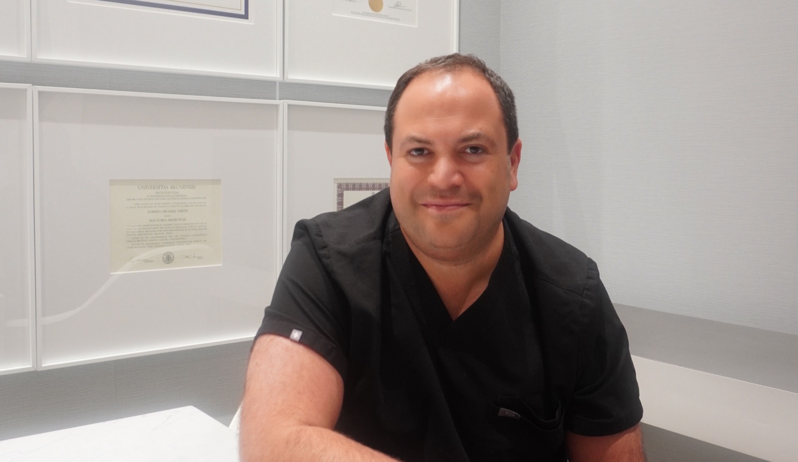 Dr. Darren M. Smith at his Manhattan practice